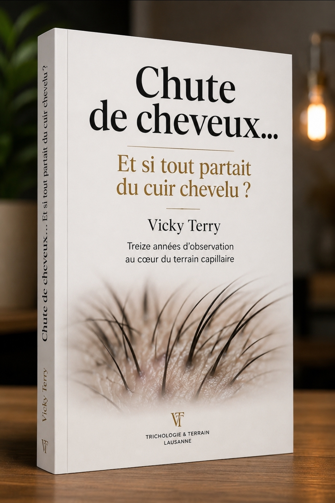 Couverture du livre Chute de cheveux... Et si tout partait du cuir chevelu ?